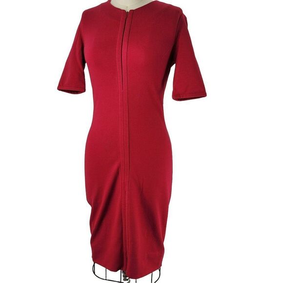 Diane von Furstenberg Red Saturn Dress Work to Play New Womens Size 2 DVF Sex - Picture 3 of 12
